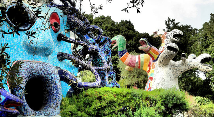 Visitare il Giardino dei Tarocchi Agriturismo Grosseto con Pisicna La Quercia